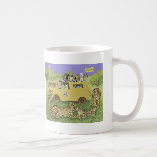 Katzen-Safari Kaffeetasse (Rechts)