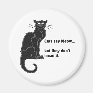Katzen sagen Meow... Magnet