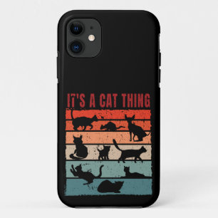 Katzen-Sammlung Retro Case-Mate iPhone Hülle