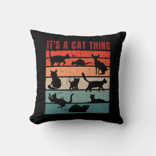 Katzen-Sammlung Retro Kissen