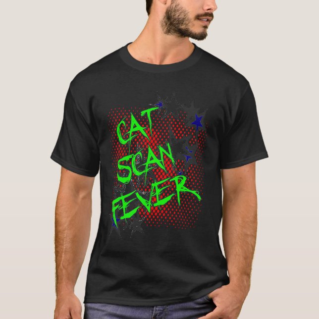 Katzen-Scan-Fieber T-Shirt (Vorderseite)