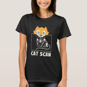 Katzen-Scan Katzen-Röntgen Katzen-Radiologie Katze T-Shirt