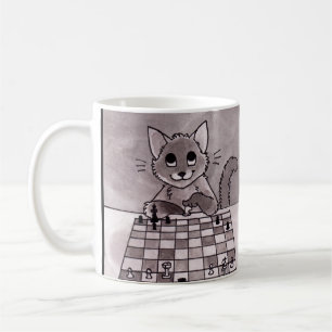 Katzen-Schach-Tasse Tasse