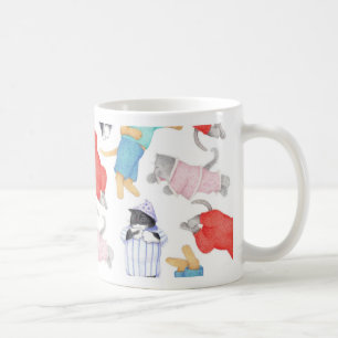KATZEN SCHLAFFANZUG Weiße Tasse