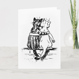 Katzen-Schwanz-Karte durch Louis Wain Karte