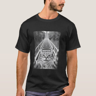 Katzen-Selfie auf Achterbahn T-Shirt