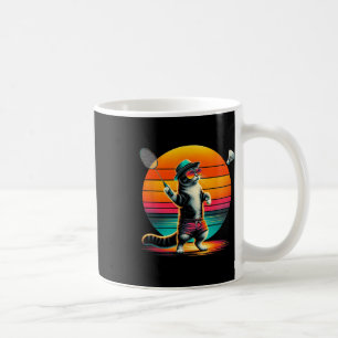 Katzen-Shuttle-Badminton für Männer Frauen  Kaffeetasse