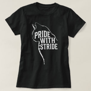 Katzen-Silhouette-Stolz mit Schritt-Skizze T-Shirt