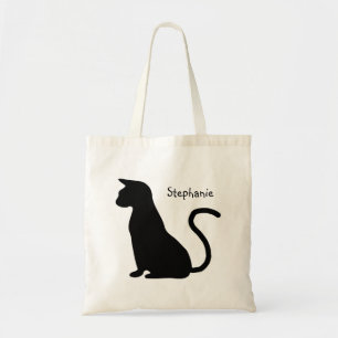 Katzen-Silhouetten-Design Tragetasche