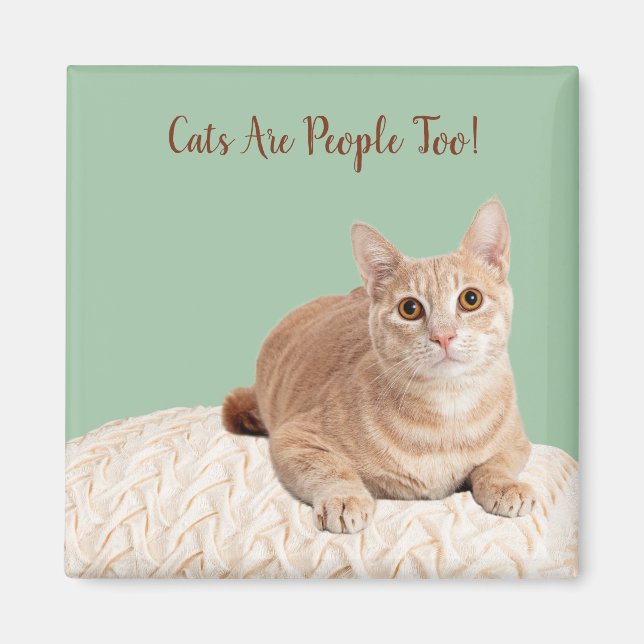 Katzen sind auch Leute Magnet (Vorne)