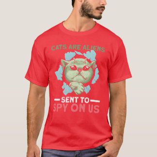 KATZEN SIND AUSSERIRDISCHEN Geschenk T-Shirt