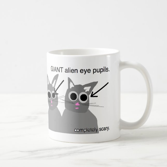Katzen sind beängstigende Tasse (Rechts)