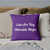 Katzen sind bezaubernd Ninjas Personalisiert Royal