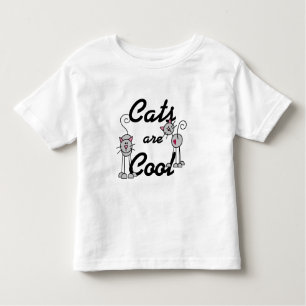 Katzen sind cool kleinkind t-shirt