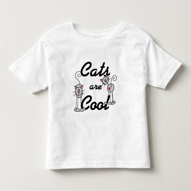 Katzen sind cool kleinkind t-shirt (Vorderseite)