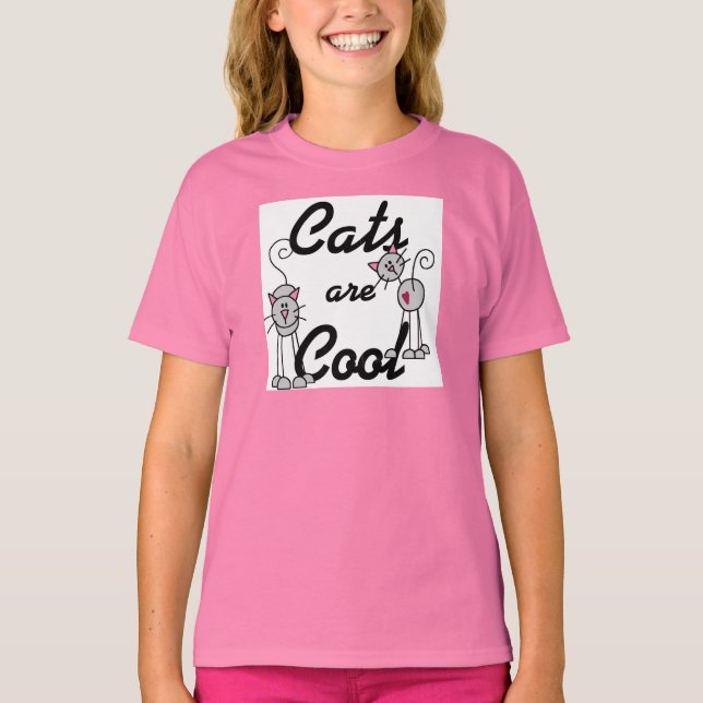 Katzen sind coole T-Shirts und Geschenke (Vorderseite)