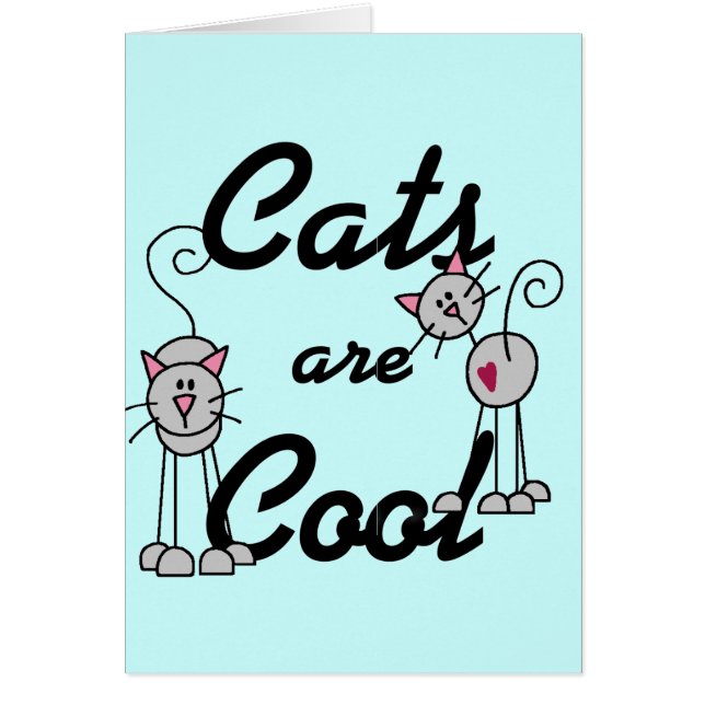 Katzen sind coole T-Shirts und Geschenke (Vorne)