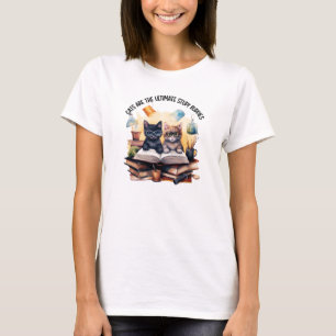 Katzen sind die ultimativen Lernbuddies T-Shirt