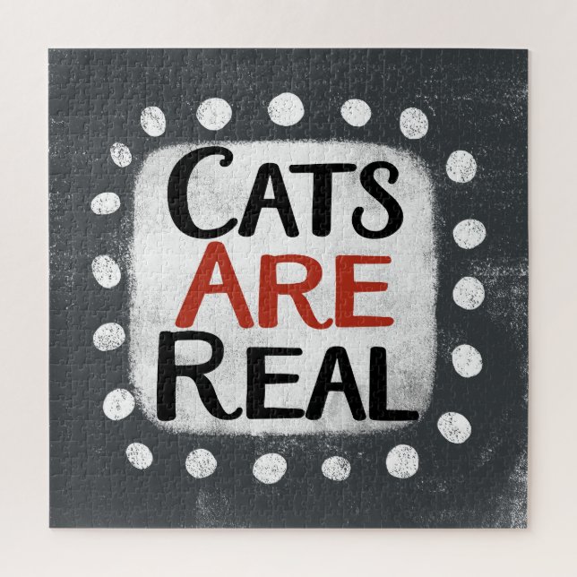 Katzen sind echte Puzzle (Vertikal)