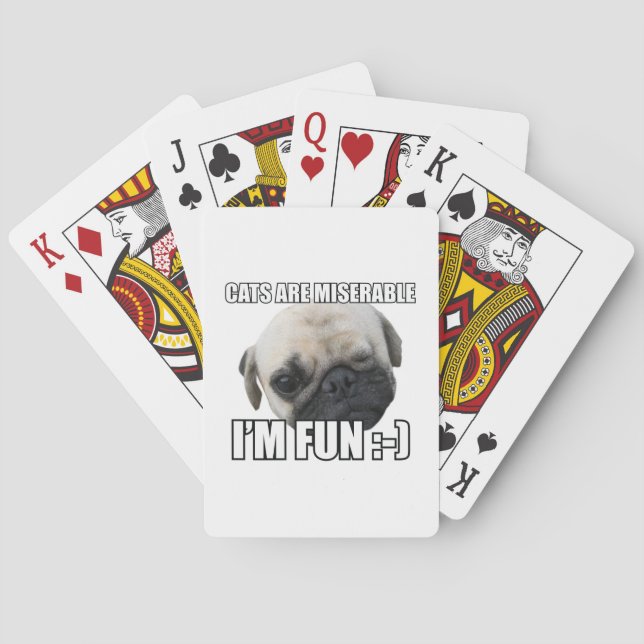KATZEN SIND FEHLERBAR, ICH FREUE MICH :-) MEME SPIELKARTEN (Rückseite)