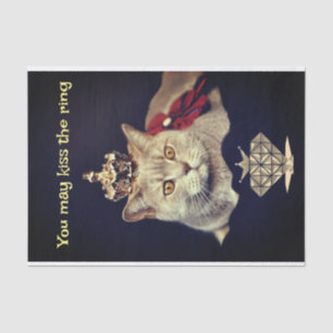 Katzen sind Kings Tissue Paper Seidenpapier