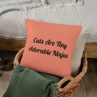 Katzen sind köstlich Ninjas Personalisierten Zitat
