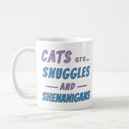 Katzen sind Kuscheln und Schabernack Kaffeetasse