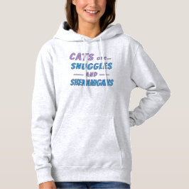 Katzen sind Kuscheltiere und verursachen Chaos Hoodie