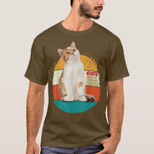 Katzen sind meine Lieblingsmenschen Katzenliebhabe T-Shirt