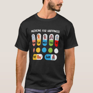 Katzen sind meine tägliche Dosis Glück u2013Lustig T-Shirt