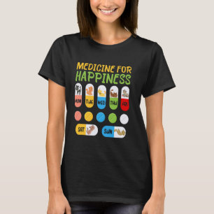 Katzen sind meine tägliche Dosis Glück u2013Lustig T-Shirt