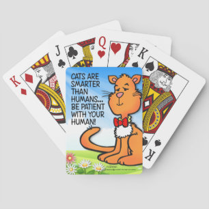 Katzen sind schlauer spielkarten