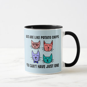 KATZEN SIND WIE KARTOFFELN, DIE MAN NICHT NUR EINE TASSE