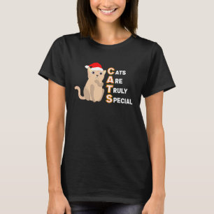 Katzen sind wirklich besondere Weihnachtskatze Xma T-Shirt