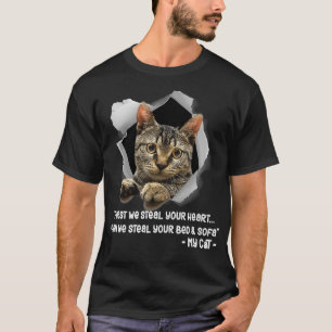 Katzen Sofa Lustige Sprüche Katzenliebhaber Gesche T-Shirt