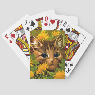 Katzen-Spielkarten Louis Wain Spielkarten