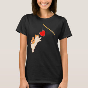 Katzen Spielzeug Valentinstag für Männer Frauen Ka T-Shirt