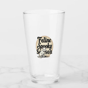 Katzen-Spooky-Season-Katze Glas