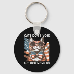 Katzen stimmen nicht, aber ihre Mütter schon USA K Schlüsselanhänger