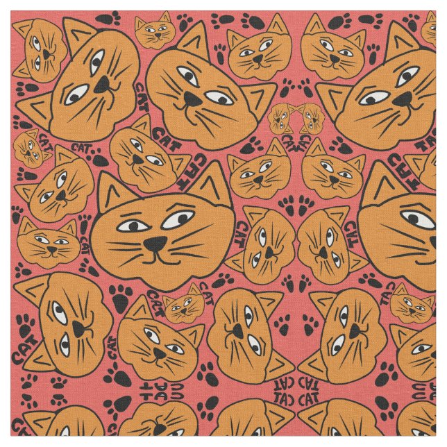 Katzen Stoff (Nahaufnahme)