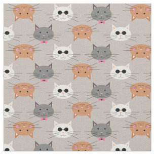 Katzen Stoff