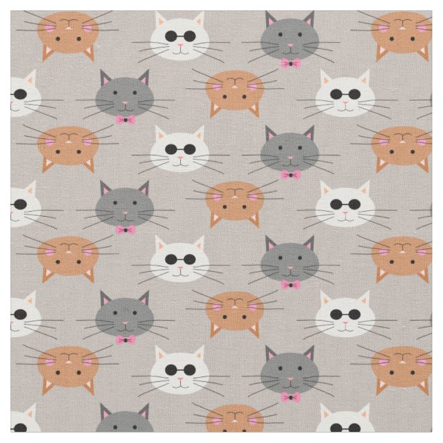 Katzen Stoff (Nahaufnahme)