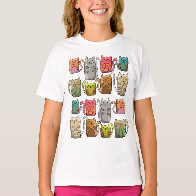 Katzen! T-Shirt (Vorderseite)