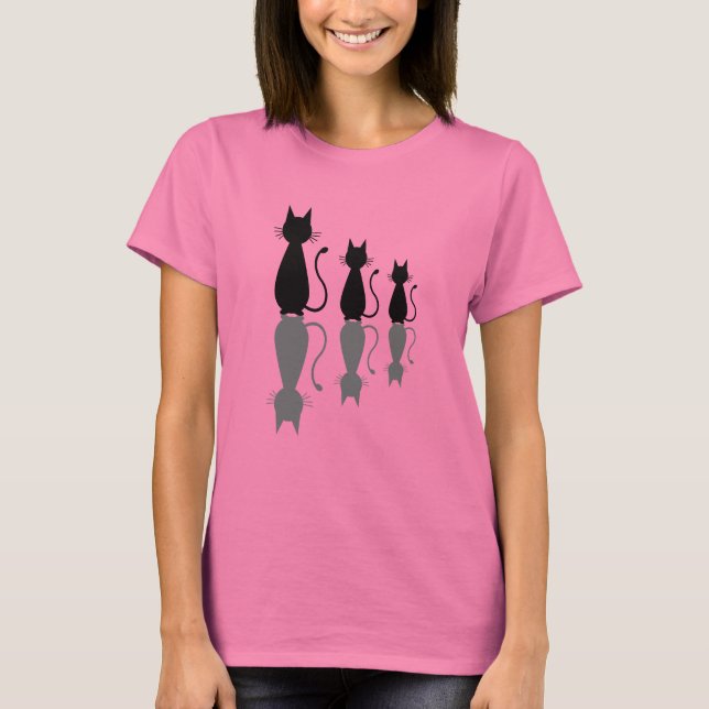 Katzen T-Shirt (Vorderseite)