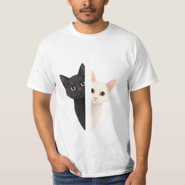 Katzen T-Shirt (Vorderseite)