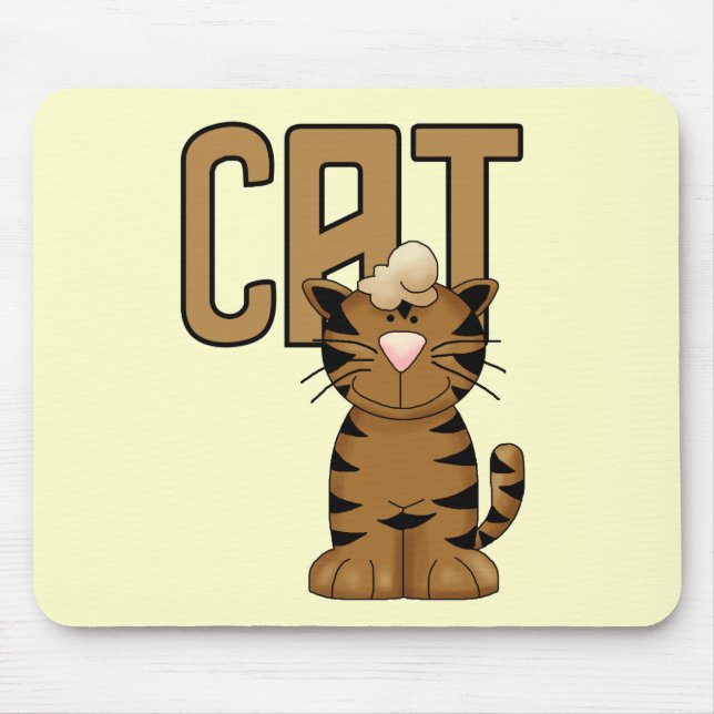 Katzen-T-Shirts und Geschenke Mousepad (Vorne)