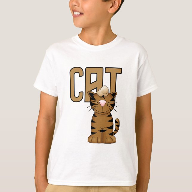 Katzen-T-Shirts und Geschenke T-Shirt (Vorderseite)