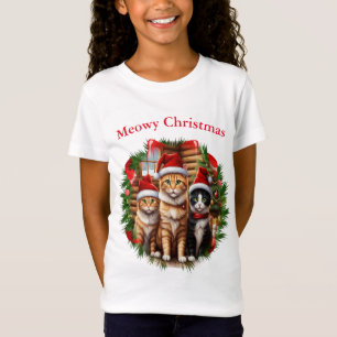 Katzen T-Shirts Weihnachten