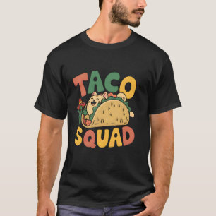Katzen-Taco-Truppe Cinco De Mayo Mexikanische Part T-Shirt