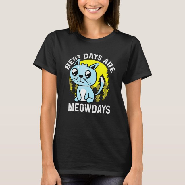 Katzen-Tage-Tierpfleger T-Shirt (Vorderseite)